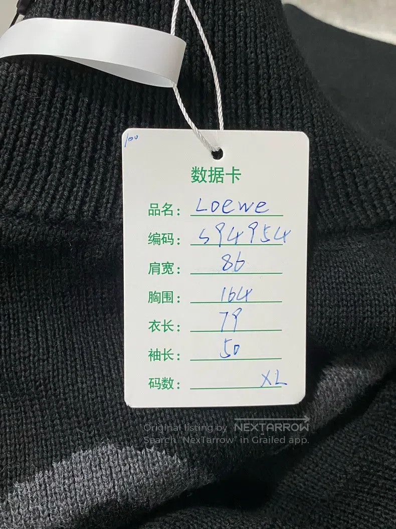 Loewe Loewe High-Neck Semi-Zip Sweater Size US XL / EU 56 / 4 - 8 Thumbnail