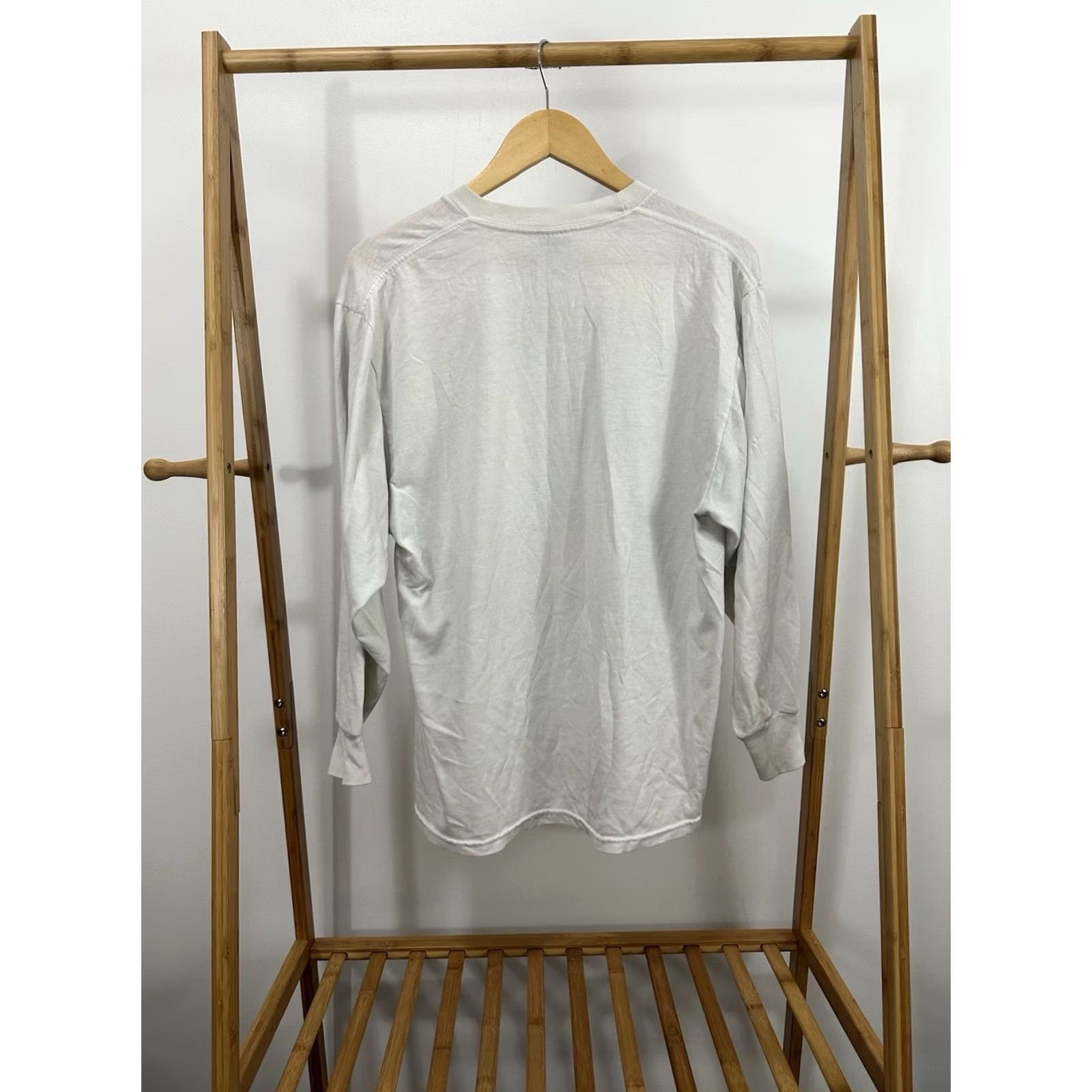 Jerzees VTG Rockwell Road Runner Pride Long Sleeve T-Shirt L Mens White JERZEES Rockwell Road Runner Pride Distressed Workwear Thrashed 90s? Size US L / EU 52-54 / 3 - 2 Thumbnail