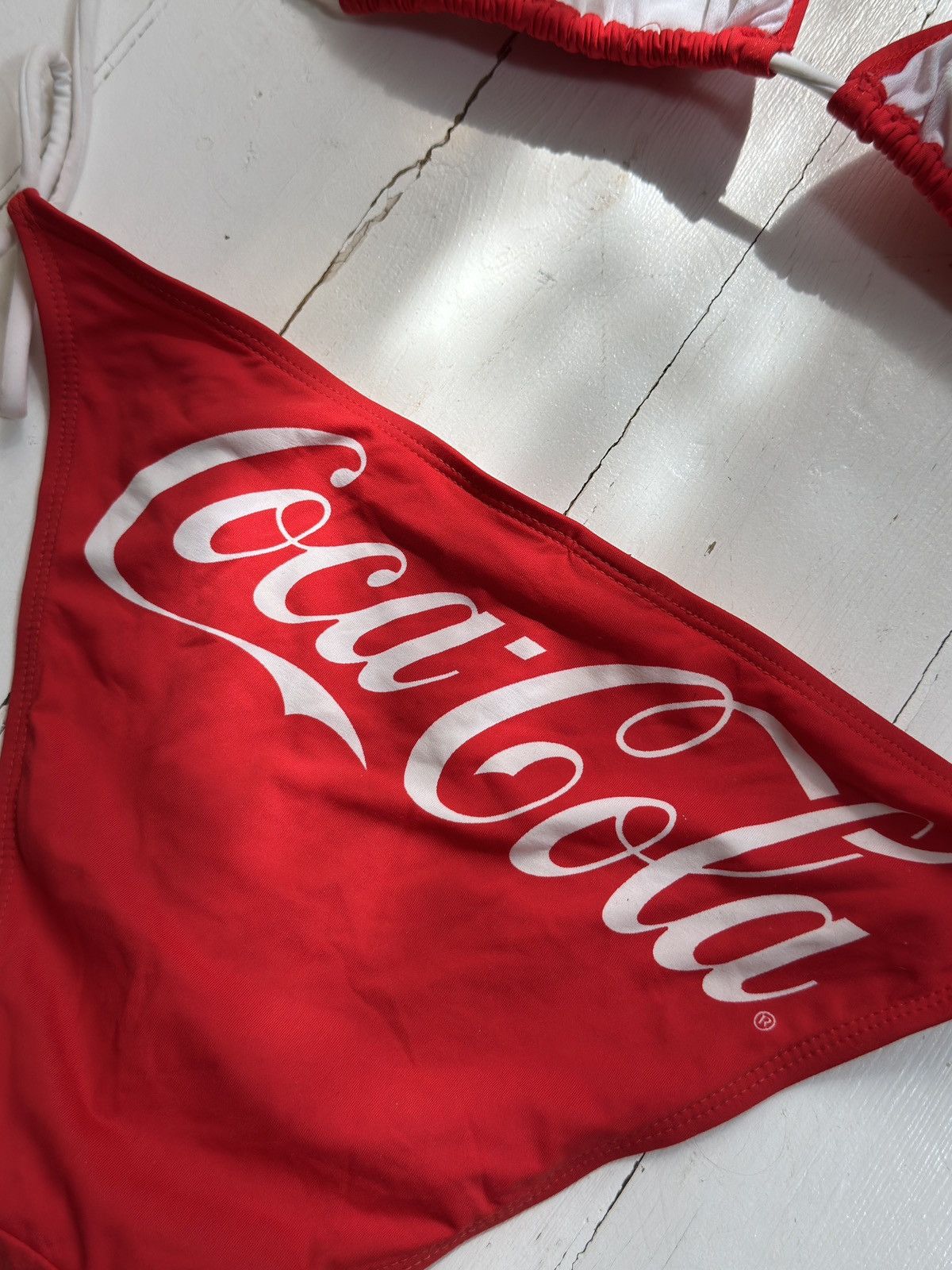 Coca Cola VINTAGE COCA&COLA 2000s BIKINI SWIMSUIT SET Size ONE SIZE - 8 Thumbnail