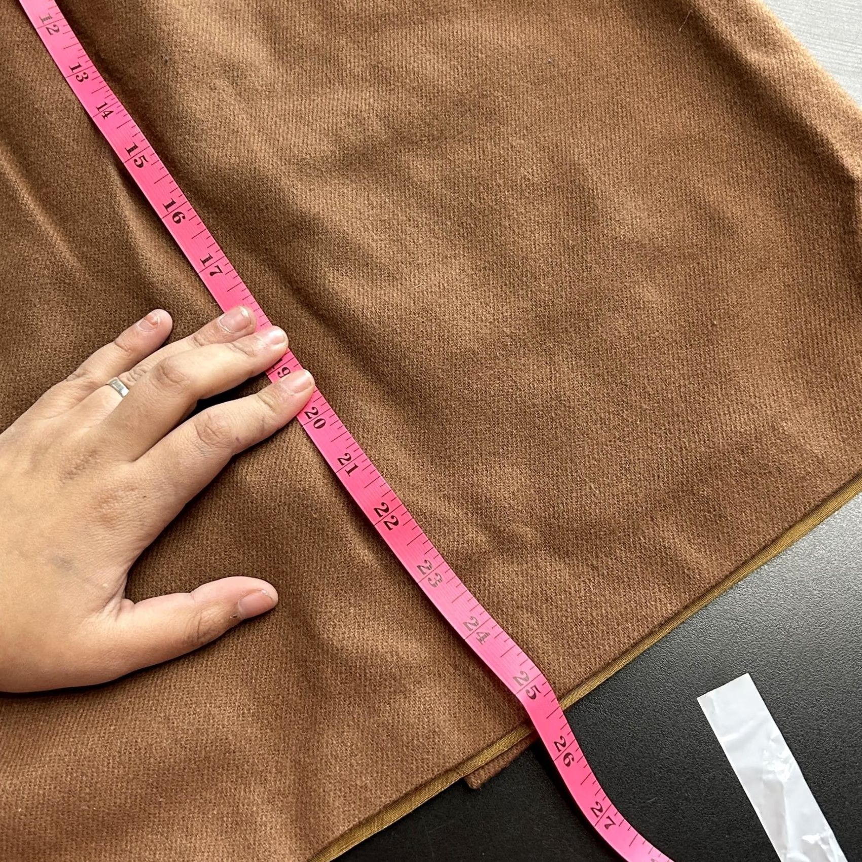 Vintage VINTAGE Azzurri Skirt Womens 32" Brown Knee Length Pencil Lined Twill Office Knee-Length Pencil Skirt Women 90s Brown Solid Twill Office Womens Size 24" / US 00 / IT 34 - 4 Thumbnail