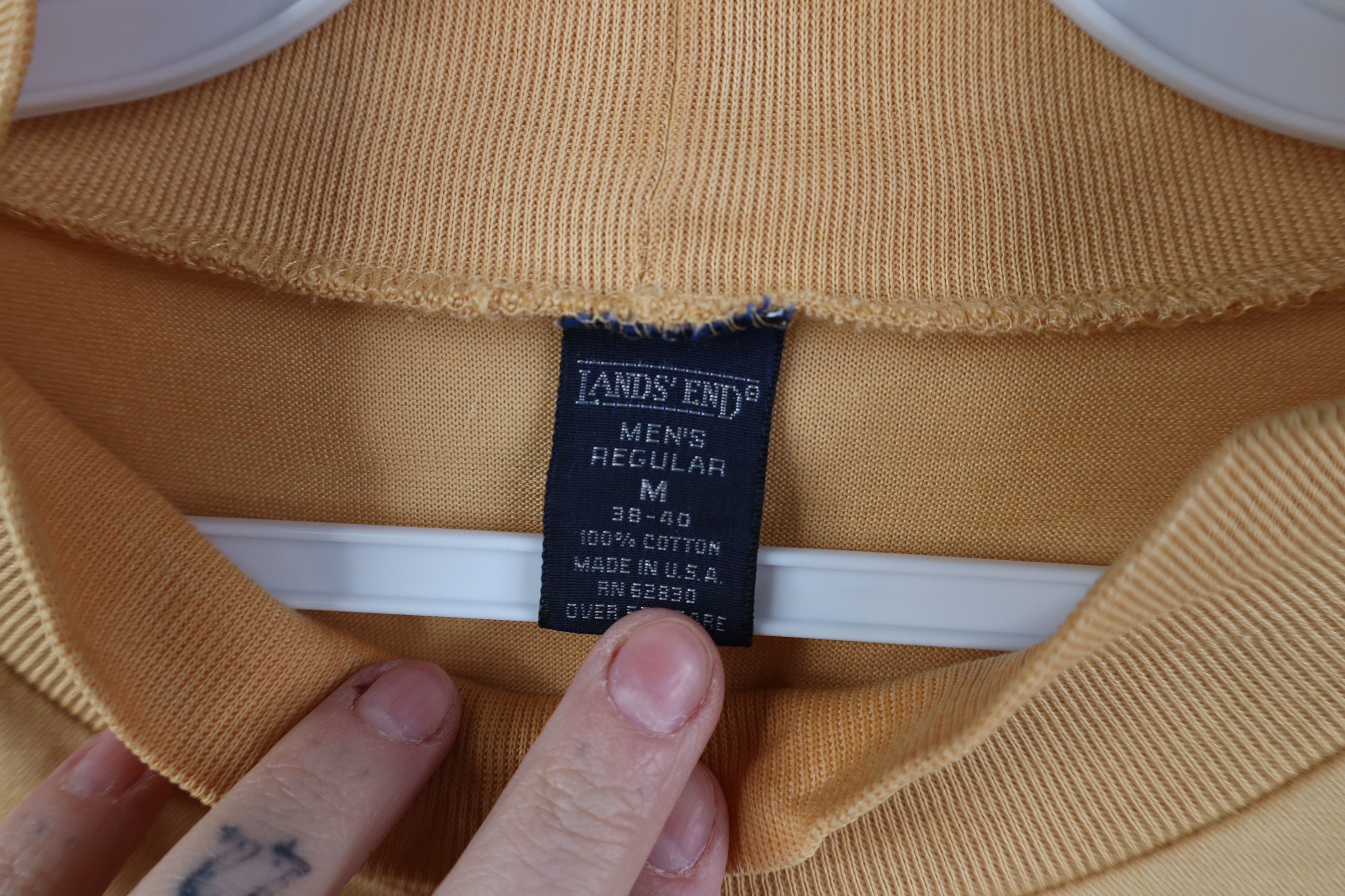 Lands' End Vintage 90s Lands End Knit Mock Neck Long Sleeve T-Shirt USA Size US M / EU 48-50 / 2 - 5 Thumbnail