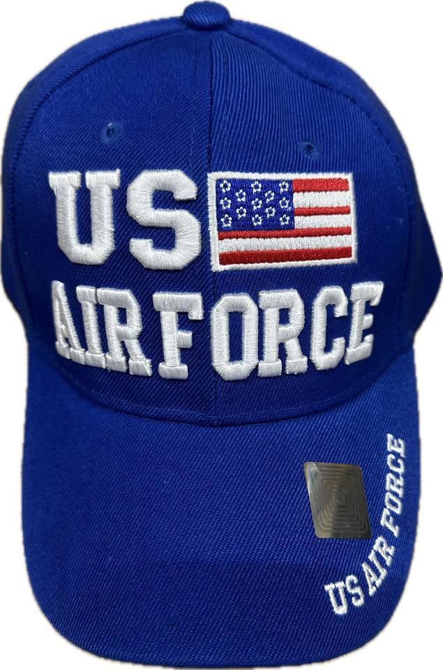 Designer US AIR FORCE Embroidered Cap Dad Hat Royal Size ONE SIZE - 1 Thumbnail