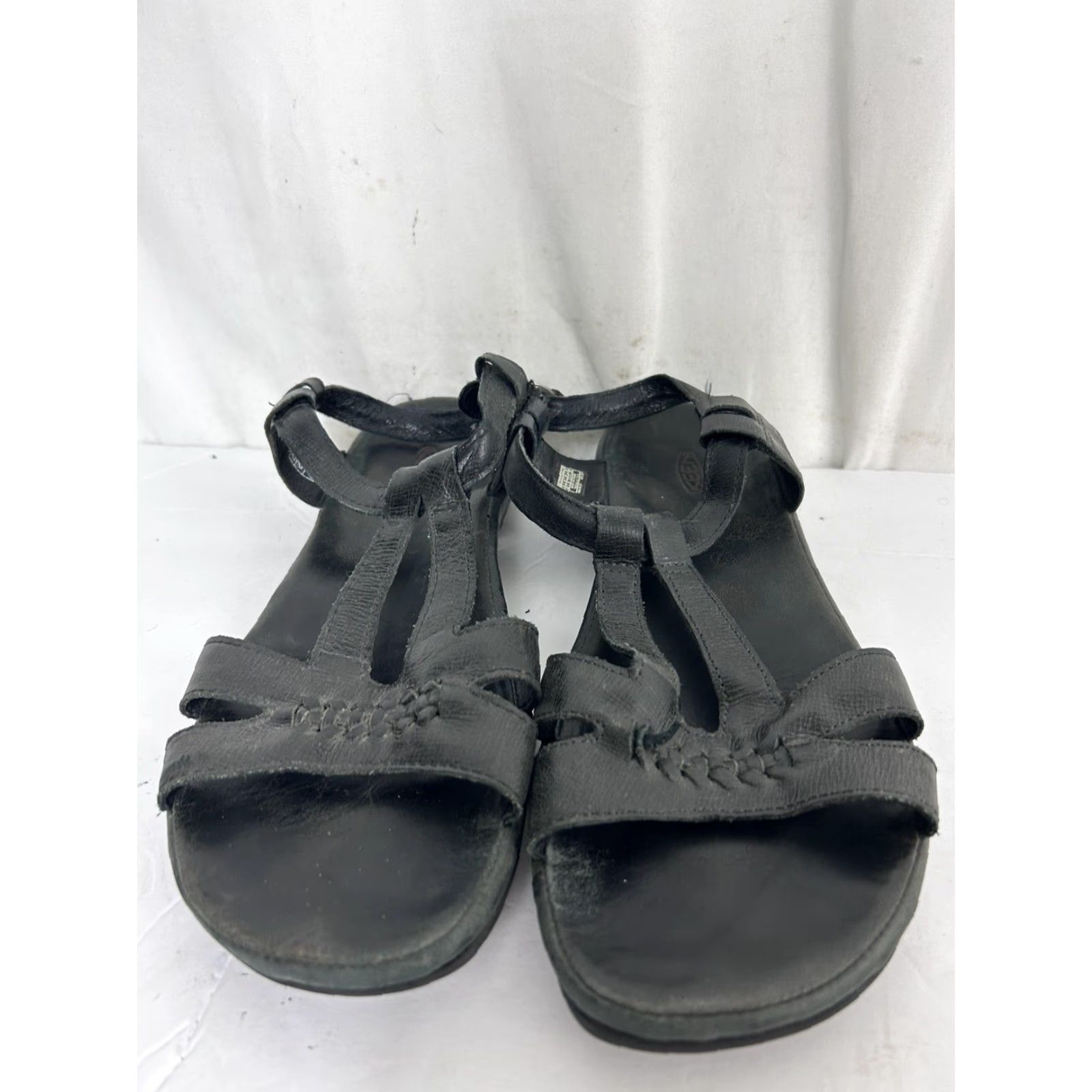 KEEN Keen Emerald City Sandals Black Leather Sandal With Side Buckle Womens 11 Strappy City Beach Shoes Size US 11 / IT 41 - 7 Thumbnail