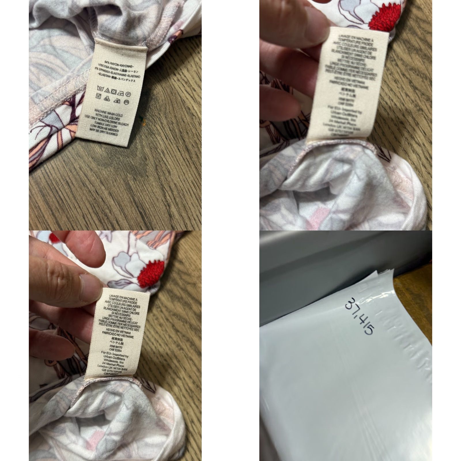 Free People Free People Shirt Womens Medium Multicolor Floral Long Sleeve Button Shirt Size M / US 6-8 / IT 42-44 - 8 Thumbnail