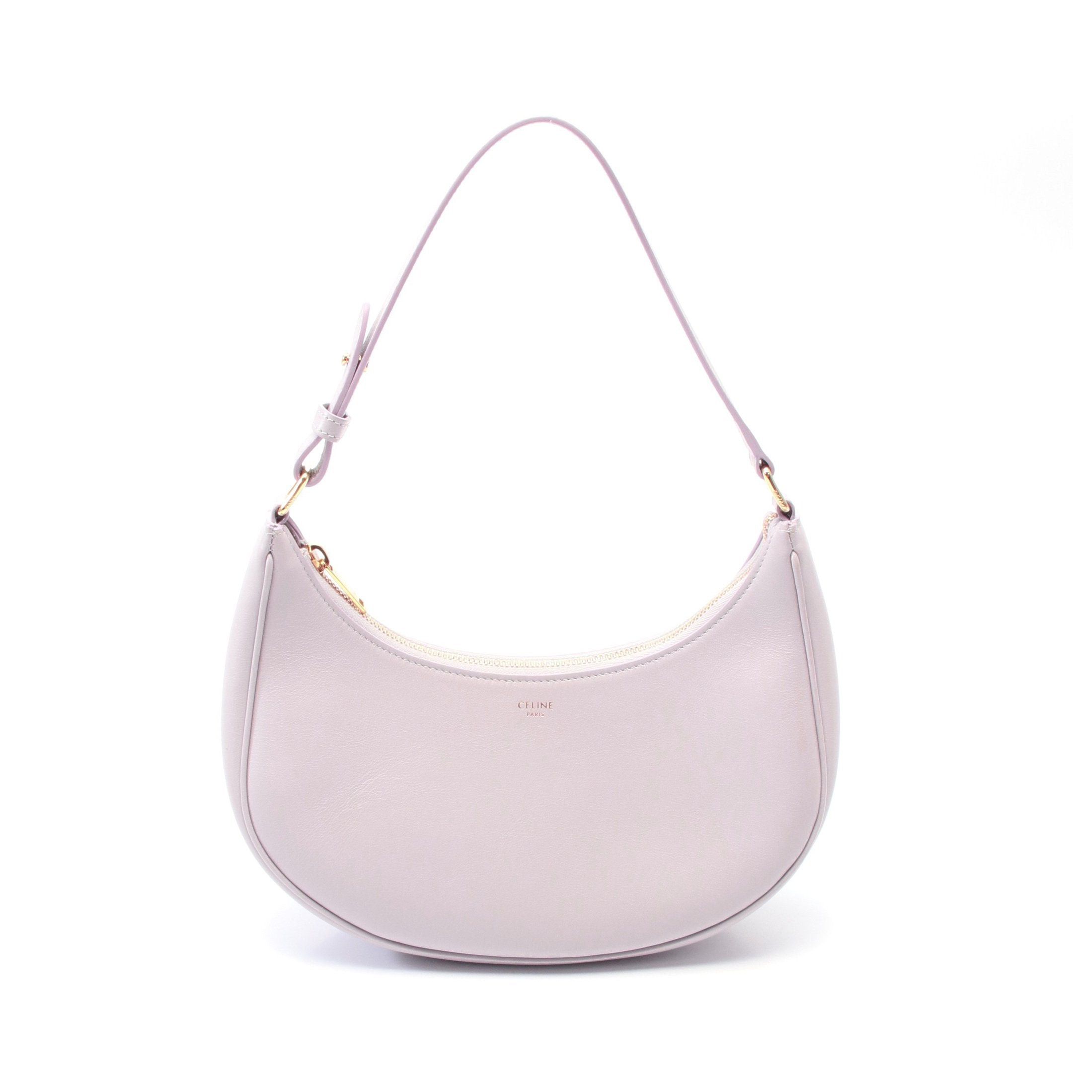 Celine Celine Ava Shoulder Bag Leather Light Purple Size ONE SIZE - 1 Thumbnail