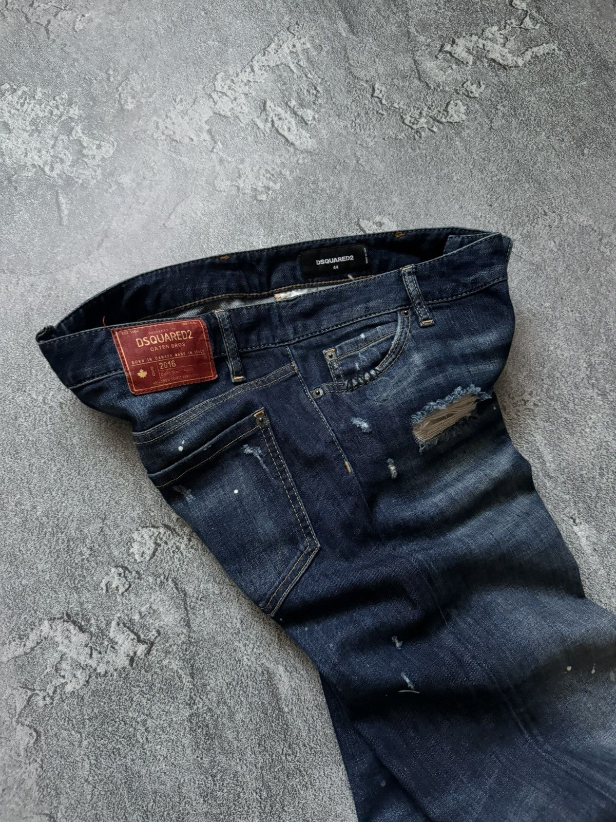 Dsquared2 Dsquared2 44 Wmns distressed denim pant trouser Jean chino Size 30" / US 8 / IT 44 - 21 Thumbnail