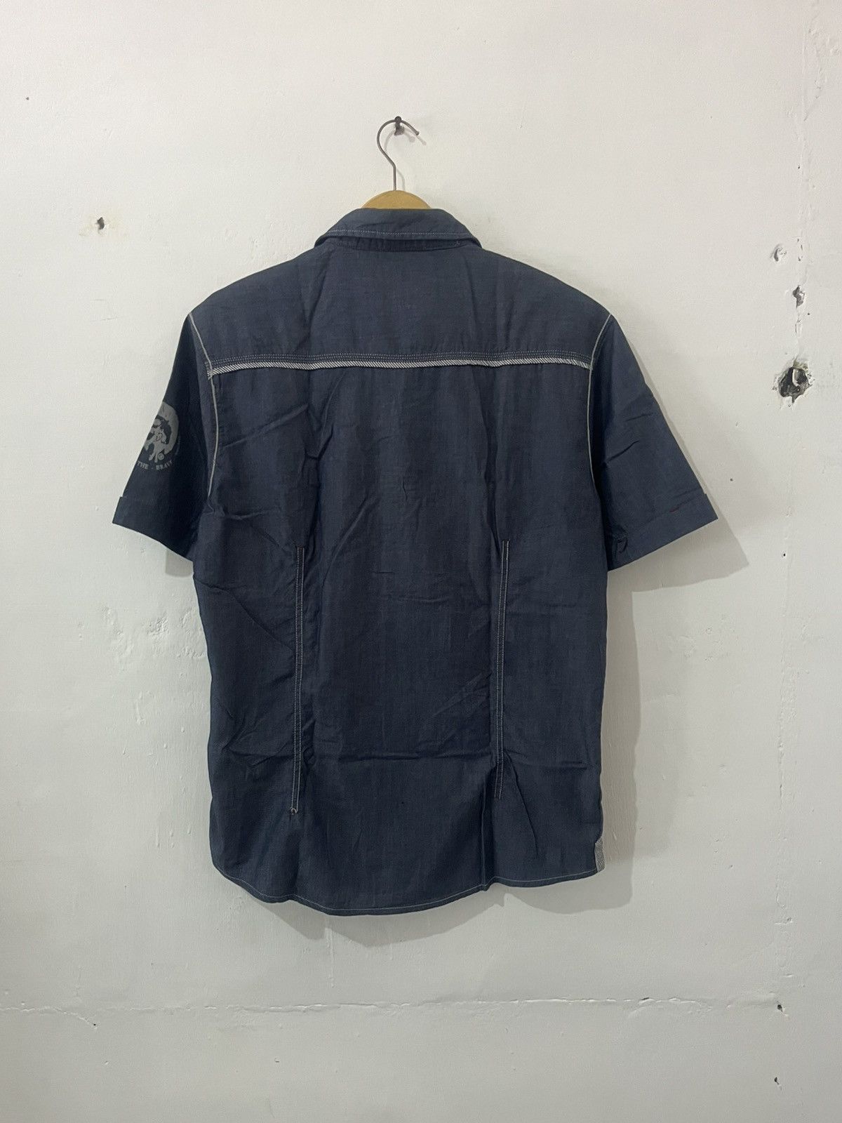 Diesel Vintage Diesel Blue Shirt Size US L / EU 52-54 / 3 - 10 Thumbnail