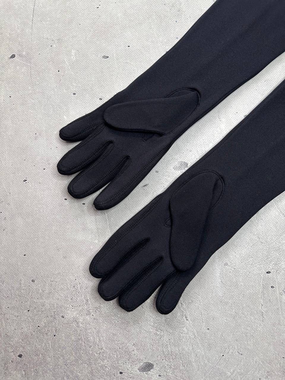 Alexander Wang Alexander Wang x H&M Long Black Zip Gloves M Designer Y2K Size ONE SIZE - 6 Thumbnail