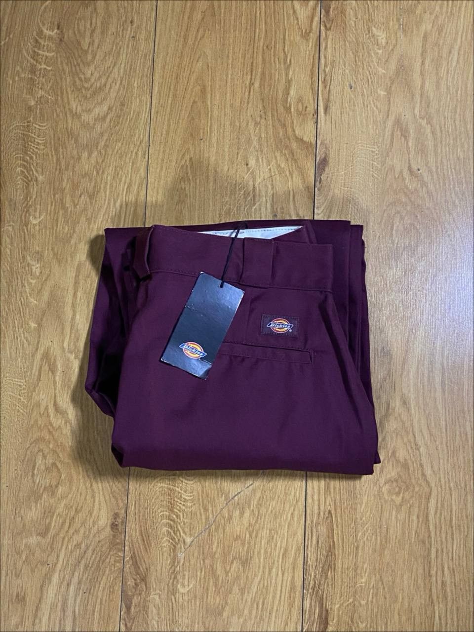 Dickies 🍷 Dickies Work Pants – Deep Burgundy Edition 🛠️ Size US 32 / EU 48 - 5 Thumbnail