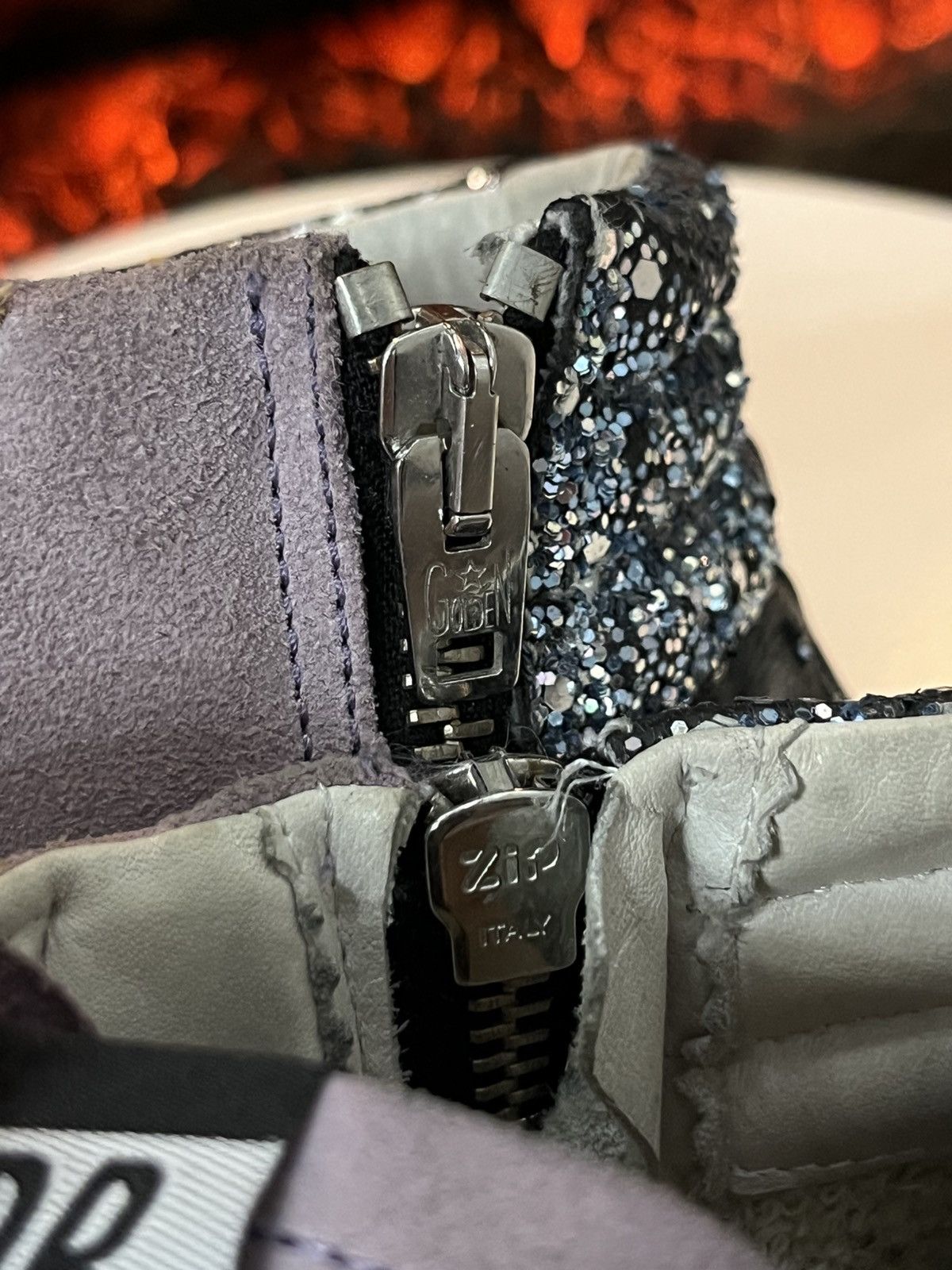 Golden Goose 🔥Golden Goose Slide Super Star Glitter Sneakers GGDB Size US 6 / IT 36 - 8 Thumbnail