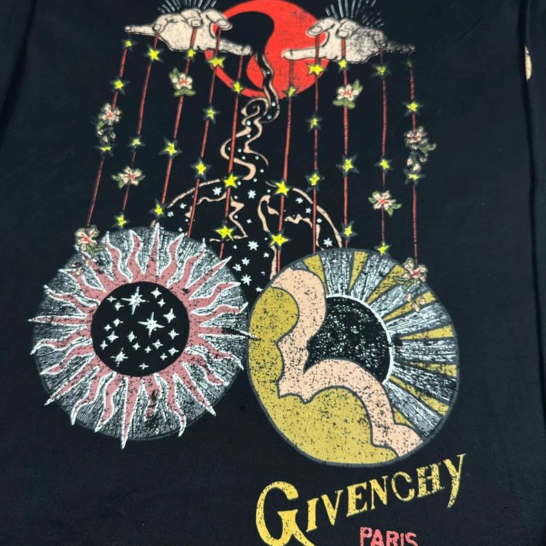 Givenchy Givenchy Black Printed Long Sleeve Shirt 2506-Nextarrow Size US M / EU 48-50 / 2 - 3 Thumbnail