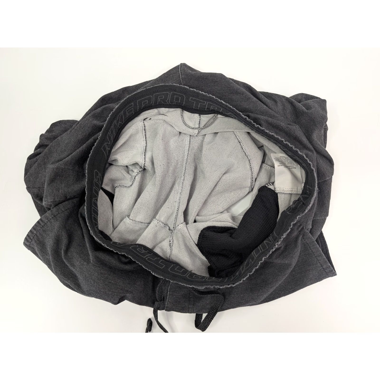 Nike Nike Pro Shorts Mens Small Gray Dri Fit Swoosh Logo Warmup Gym Training Sports Size US 29 - 7 Thumbnail