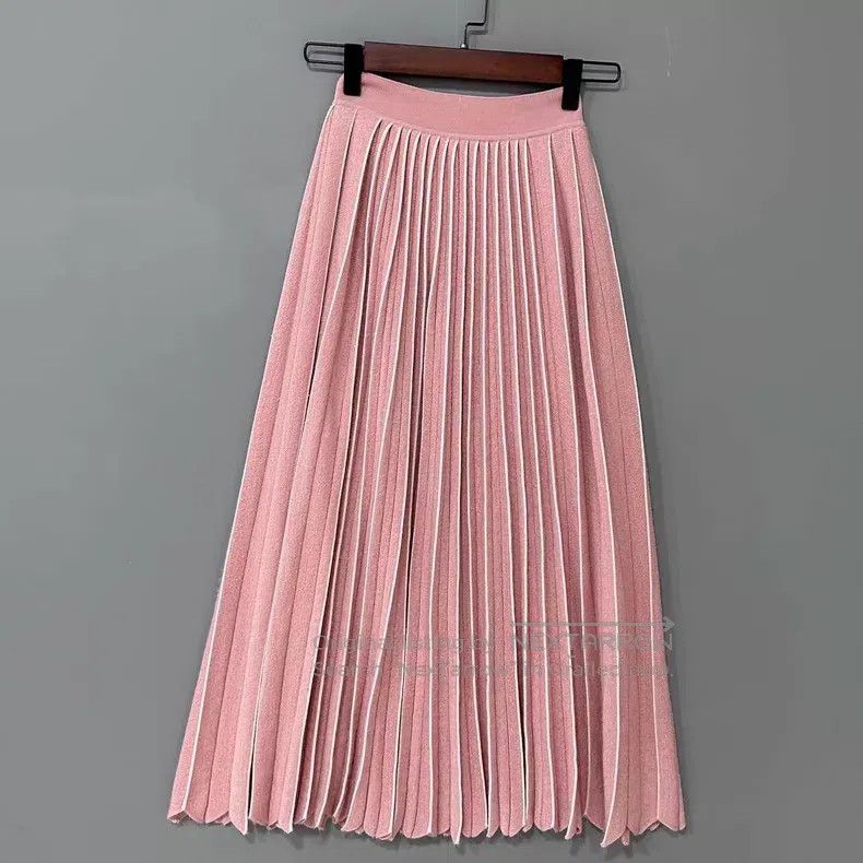 Loro Piana Loro Piana Pink Cashmere Pleated Skirt Size 25" / US 0 / IT 36 - 1 Thumbnail
