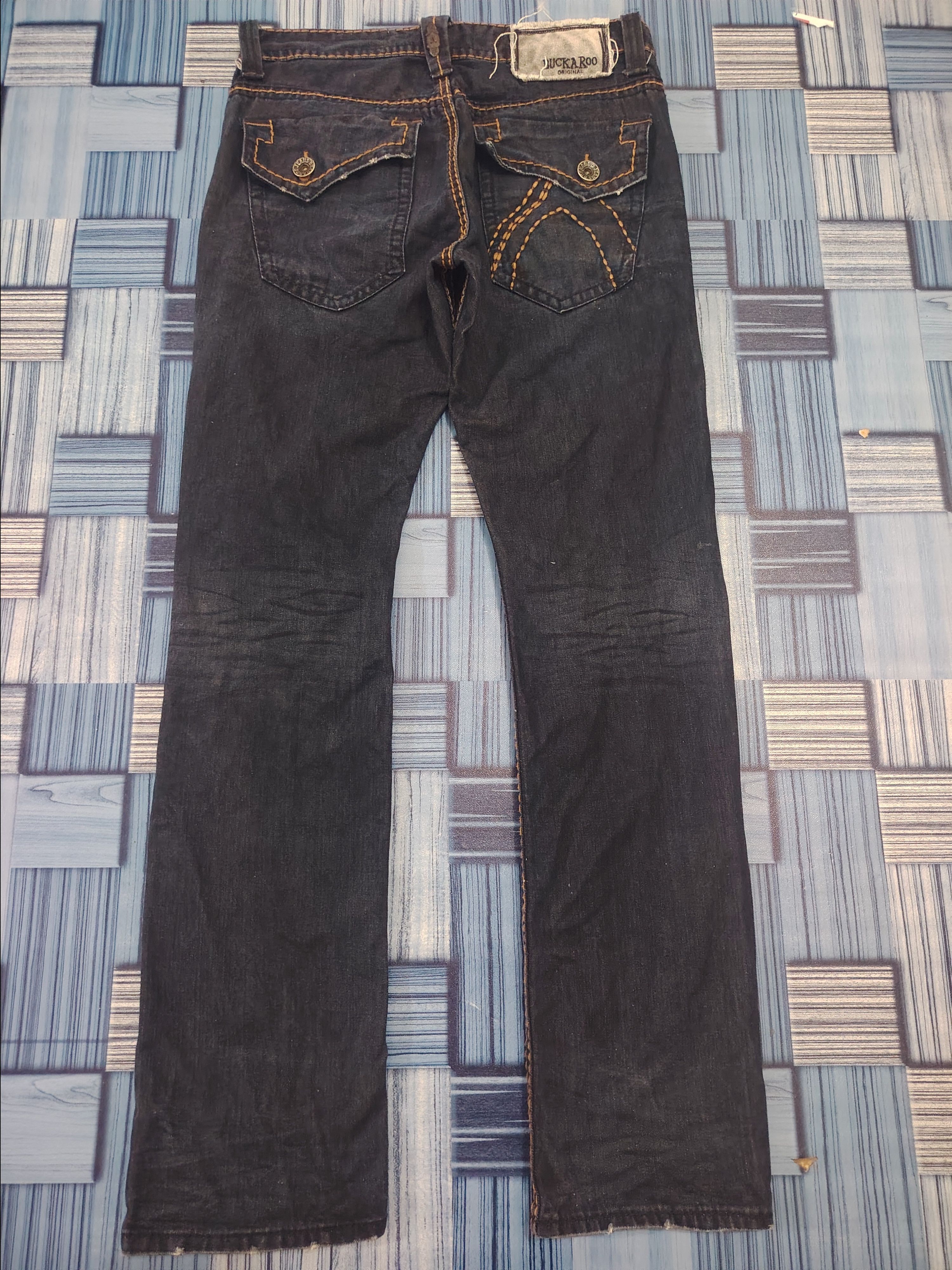 BUCKAROO Japanese Buckaroo Jeans Brown Stitch Size US 32 / EU 48 - 11 Thumbnail