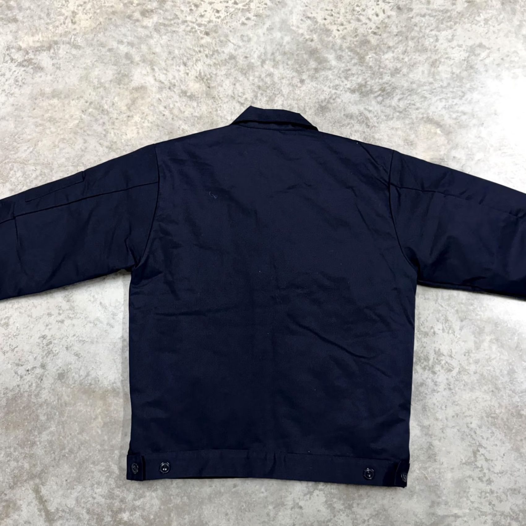 Vintage Work Jacket Mens S Blue Insulated Quilted Lined Waterproof Windbreaker MJ22 Jacket/Casual Workwear Size US S / EU 44-46 / 1 - 4 Thumbnail