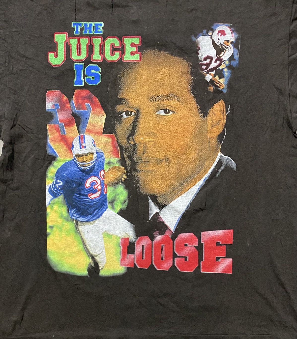 Vintage DRY ROT VINTAGE 90s OJ SIMPSON NOT GUILTY Size US XXL / EU 58 / 5 - 5 Thumbnail