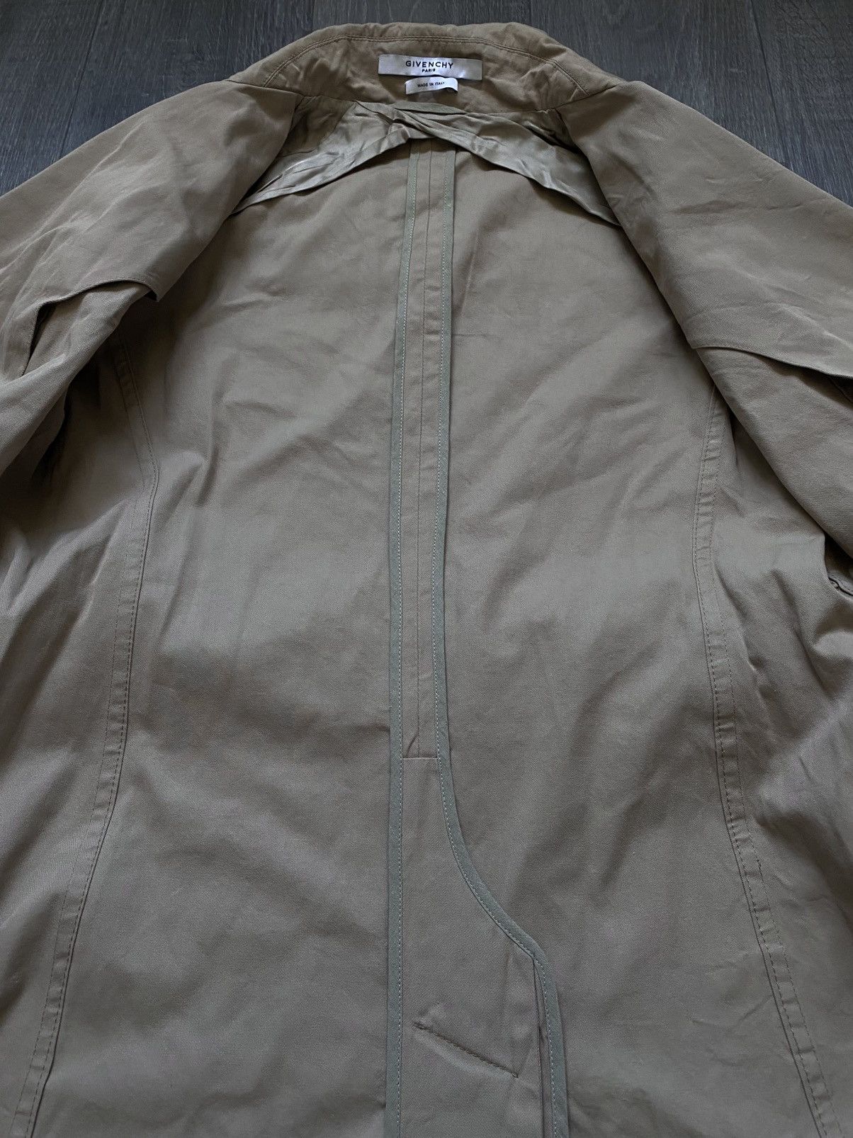 Givenchy Womens Givenchy Paris Beige Trench Coat Jacket Double Breast Size M / US 6-8 / IT 42-44 - 20 Thumbnail