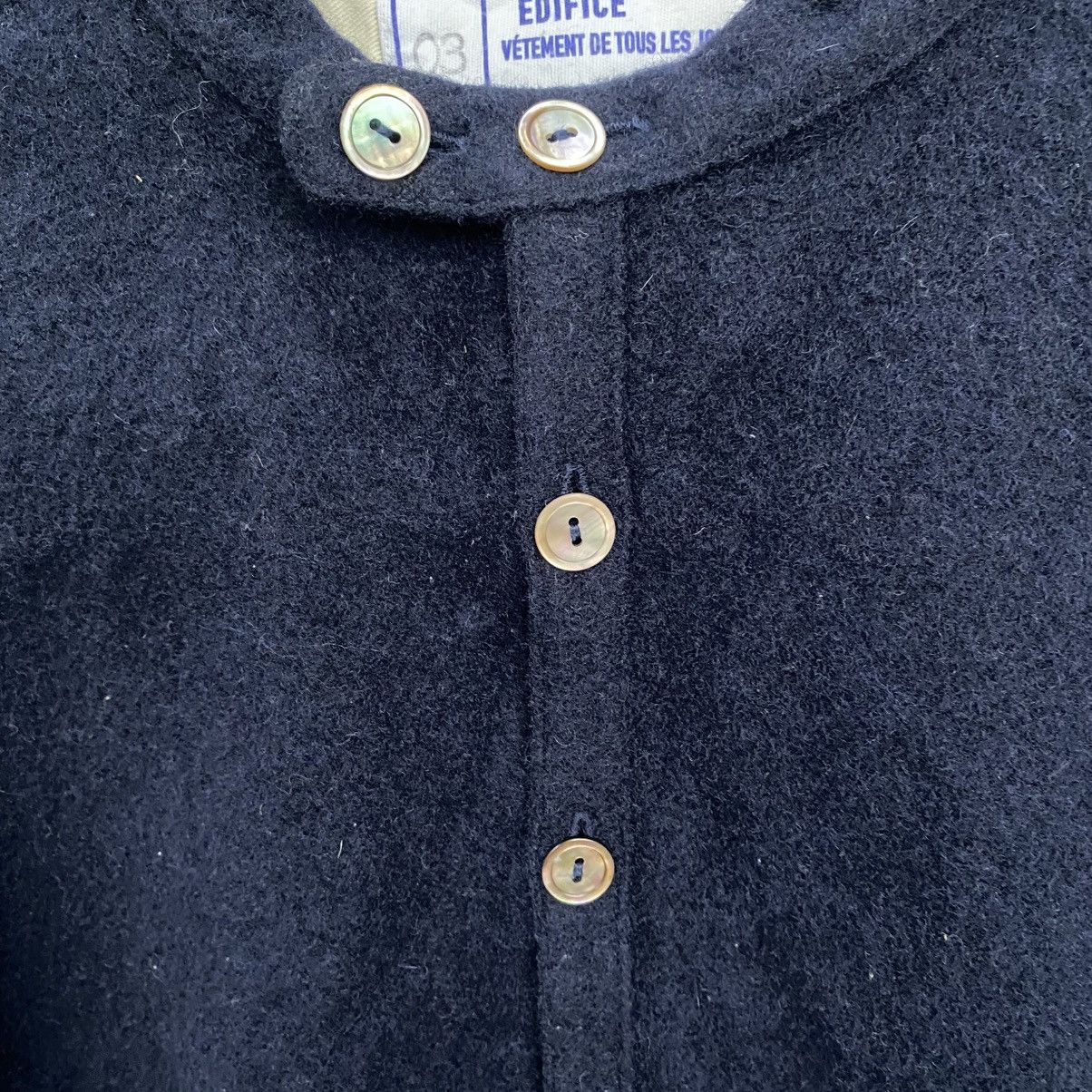 Edifice Japan Edifice Japan Wool Deck Style Button Jacket Navy Minimalist Size US M / EU 48-50 / 2 - 11 Thumbnail