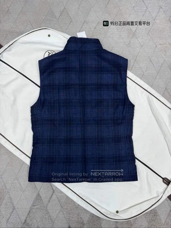 Brunello Cucinelli Brunello Cucinelli Wool Plaid Down Vest. Size US M / EU 48-50 / 2 - 7 Thumbnail
