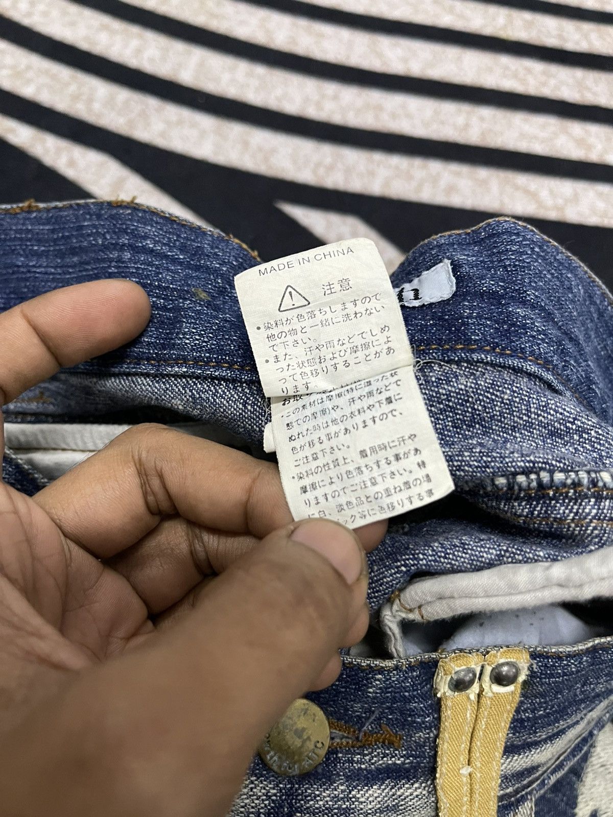 In The Attic 2000s IN THE ATTIC FLARE STUDDED EMBROIDERY JEANS RARE Size US 30 / EU 46 - 14 Thumbnail