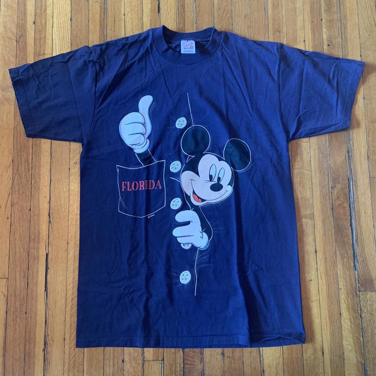 Designer Vintage Mickey Mouse Florida Disney T Shirt 90s L Size US M / EU 48-50 / 2 - 2 Thumbnail