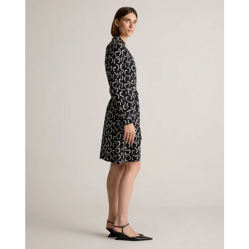 Quince 100% Silk Jersey Mini Wrap Dress Size M NWT