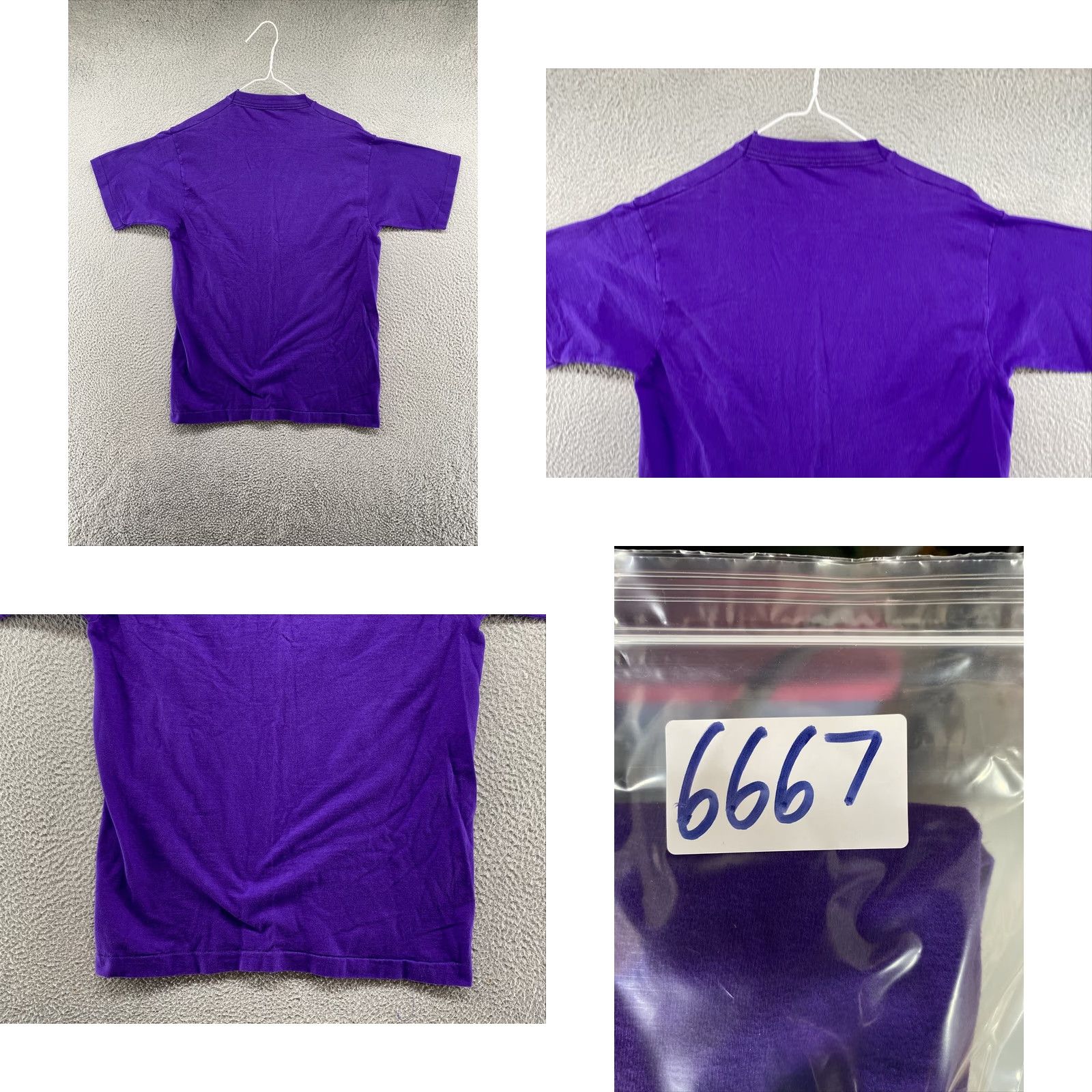 Fruit Of The Loom VINTAGE Minnesota Vikings NFL Embroidered Single Stitch Football Shirt L Purple Cotton 90s Men Shirts Boys Womens Mens Size US L / EU 52-54 / 3 - 8 Thumbnail