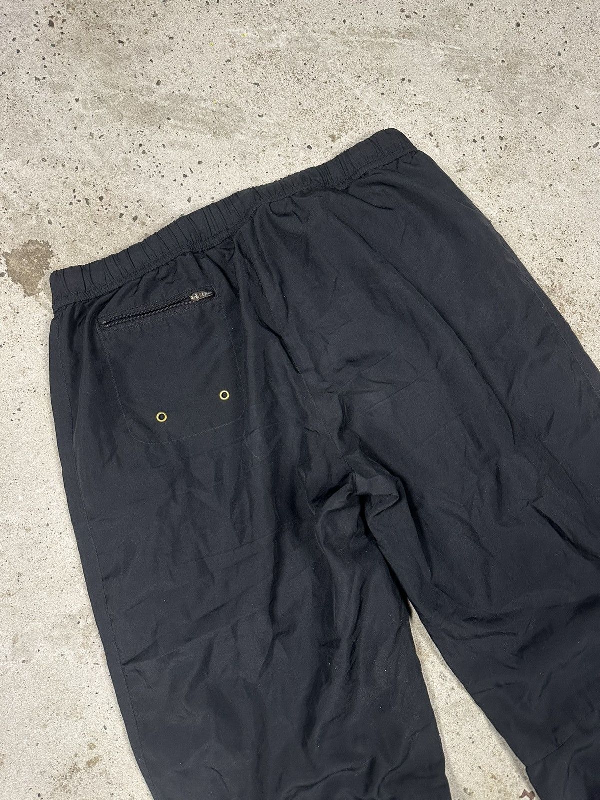 Nike Vintage Y2K Nike Baggy Black Track Pants Swoosh Size US 30 / EU 46 - 14 Thumbnail