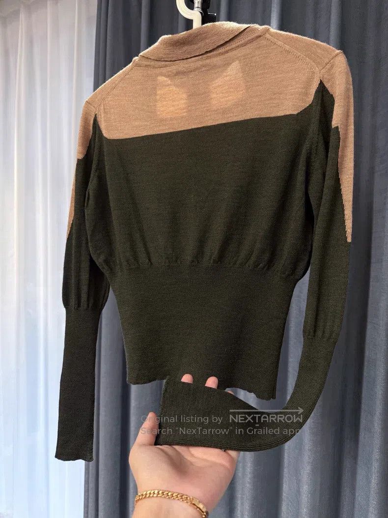Vivienne Westwood Vivienne Westwood 100% merino wool knitted top, light came Size S / US 4 / IT 40 - 2 Thumbnail