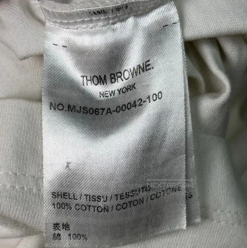 Thom Browne Thom Browne White Cotton Women's T-Shirt . Size M / US 6-8 / IT 42-44 - 5 Thumbnail