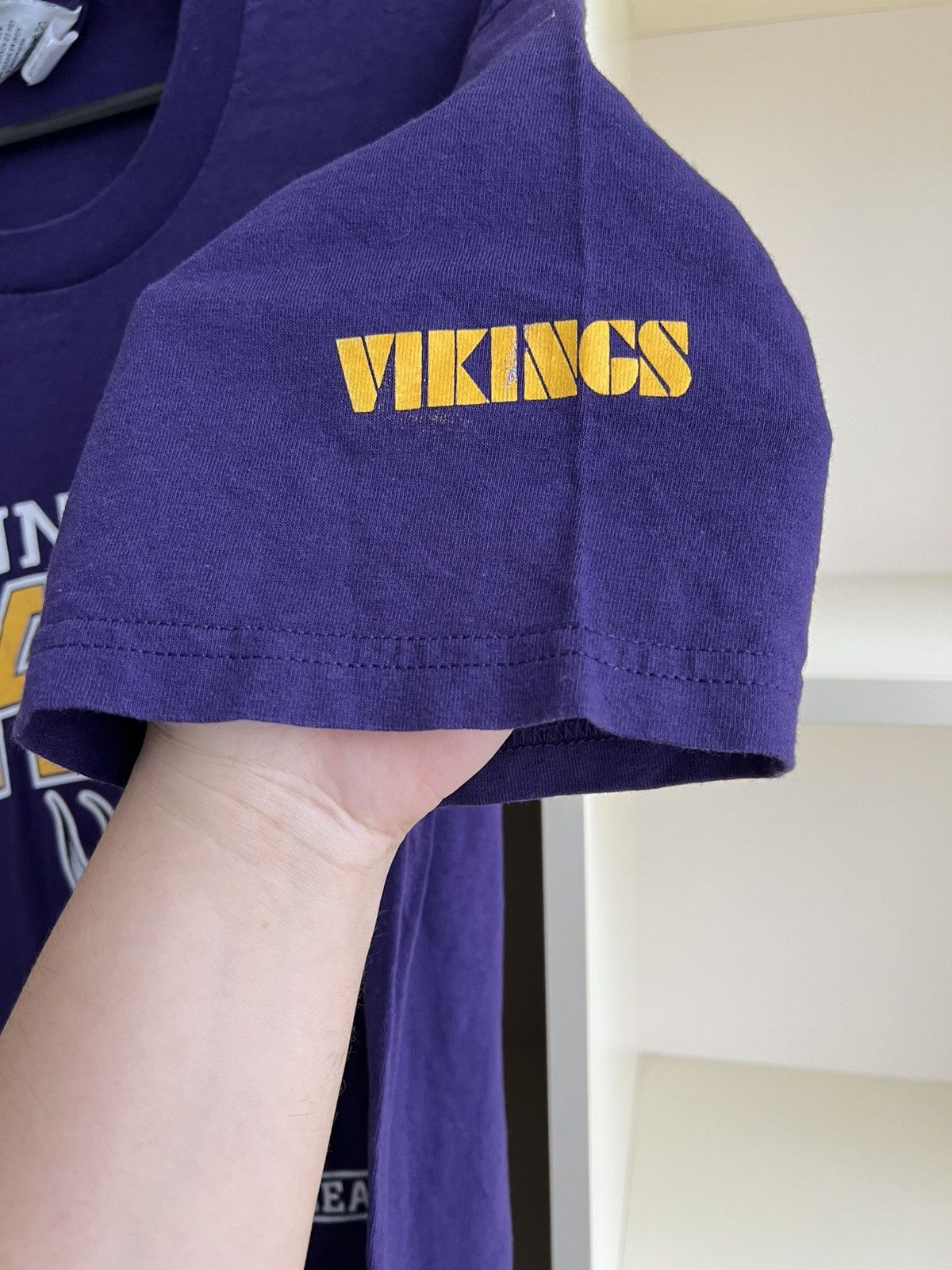 NFL Vintage 1998 Lee Sport Minnesota Vikings NFL T-Shirt Nutmeg Size US L / EU 52-54 / 3 - 8 Thumbnail