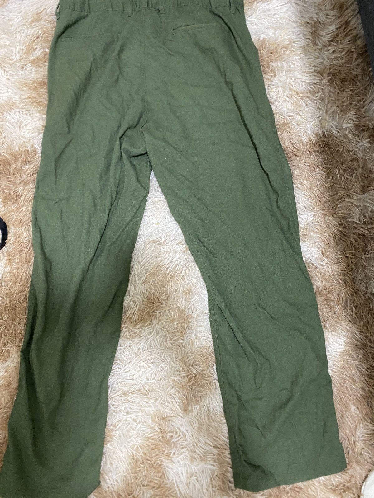 Other Coen Japan Army Green Multi-Fabric Fatigue Pants (YKK Zip) Size US 34 / EU 50 - 2 Thumbnail