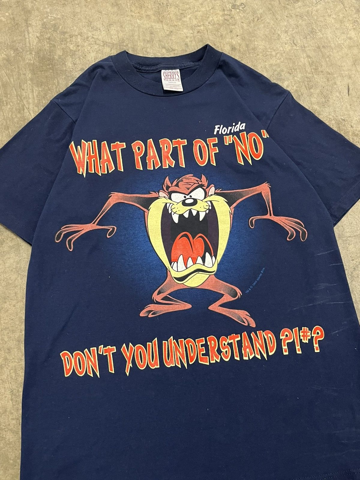 Vintage Vintage taz looney tunes tee shirt hype rare 90s cartoon Size US M / EU 48-50 / 2 - 5 Thumbnail