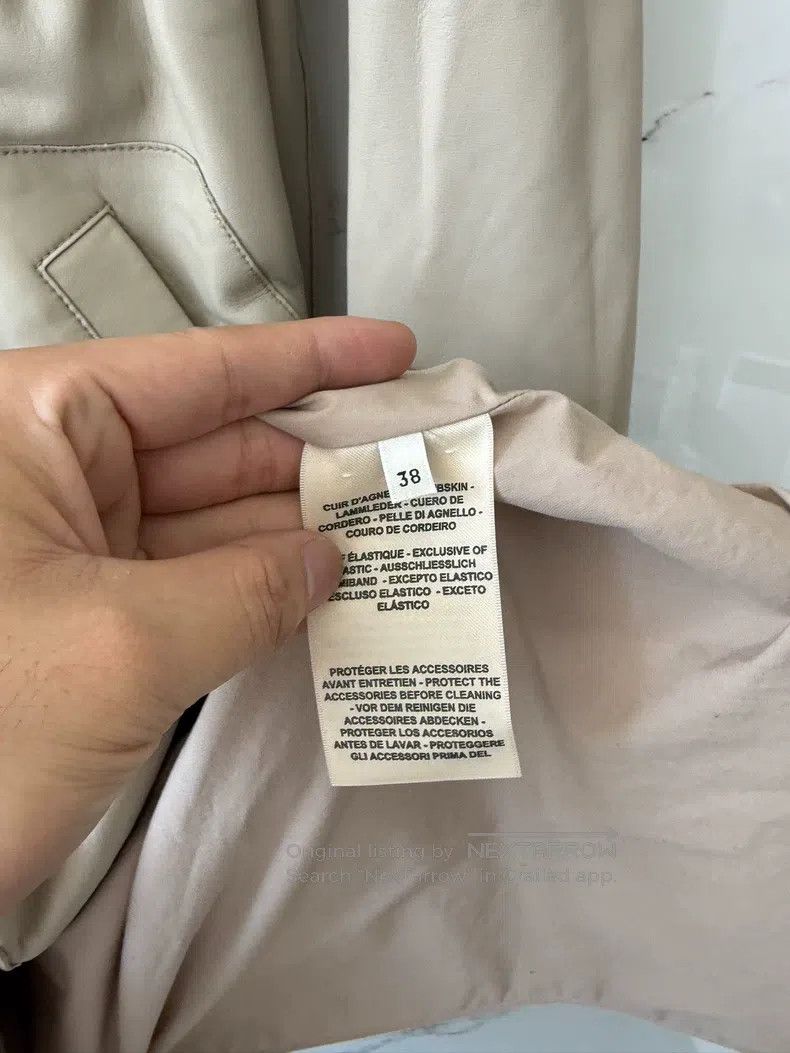 Hermes Hermes Women's Leather Windbreaker Jacket Size XS / US 0-2 / IT 36-38 - 4 Thumbnail