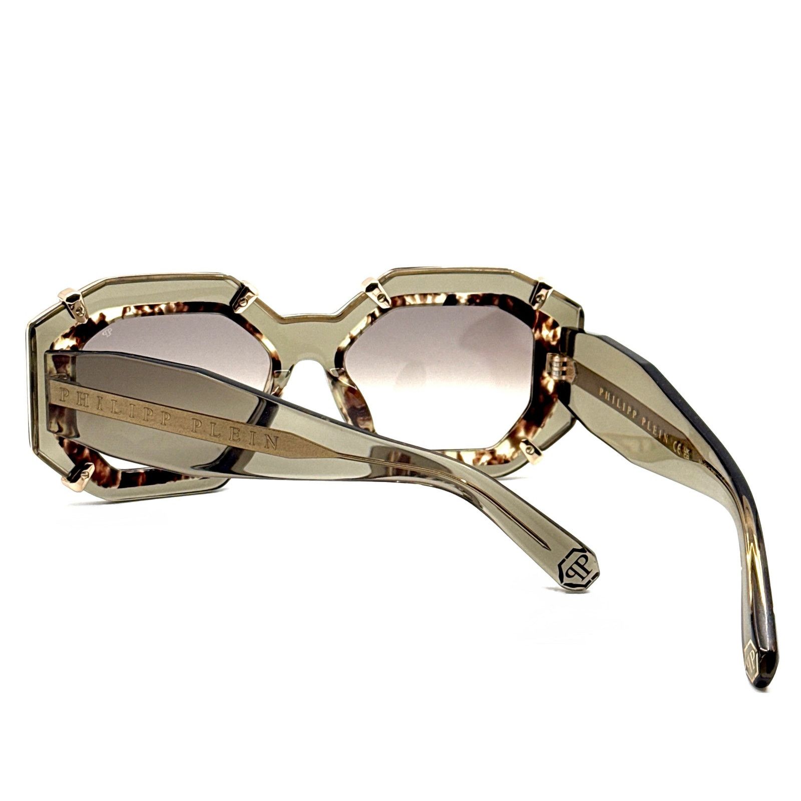 Philipp Plein New PHILIPP PLEIN Sunglasses Plein Supreme Star SPP098V G61G Size ONE SIZE - 12 Thumbnail