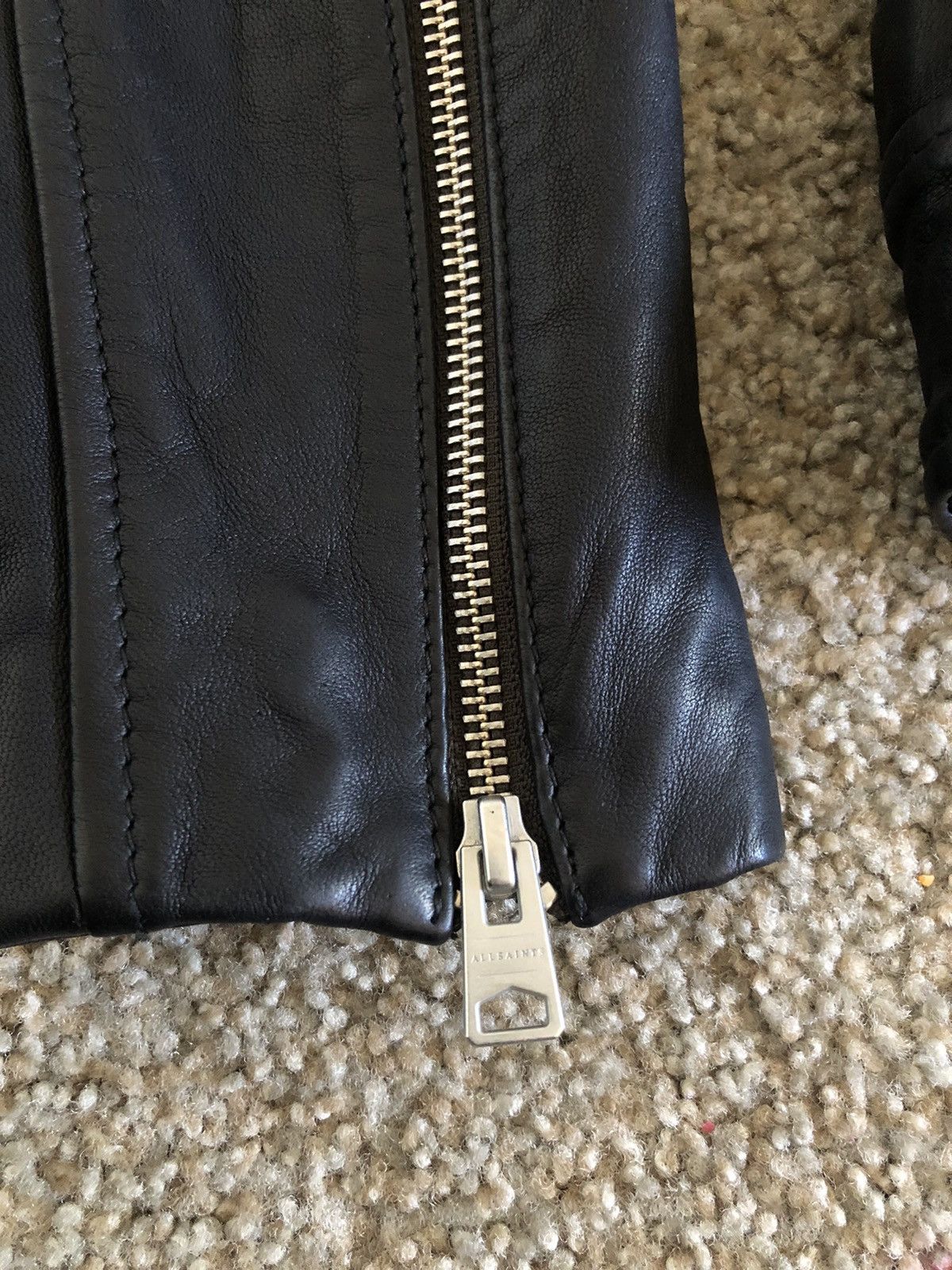 Allsaints Leather Biker Jacket Size US M / EU 48-50 / 2 - 2 Thumbnail