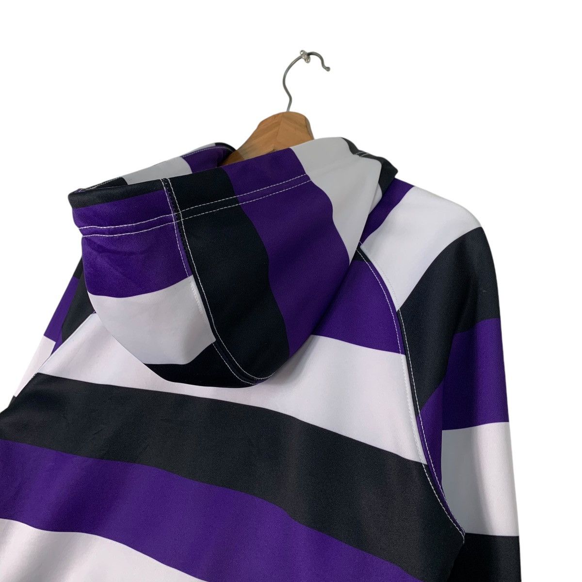 Empyre EMPYRE Striped Zipper Hoodies Sweatshirt #1249-C56 Size US L / EU 52-54 / 3 - 9 Thumbnail