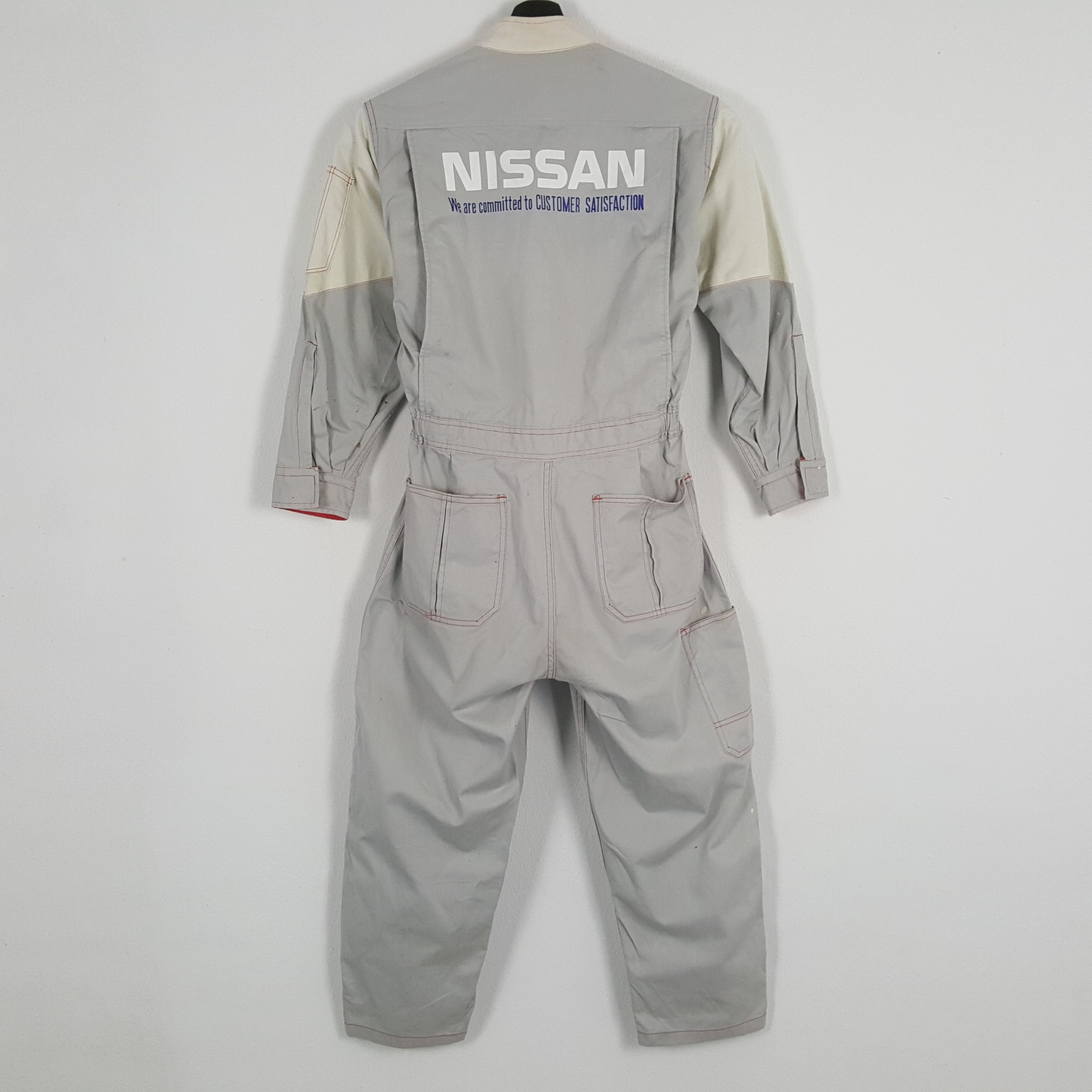 Vintage NISSAN Japanese Motorsports Workwear Coverall Jacket Size US M / EU 48-50 / 2 - 1 Thumbnail