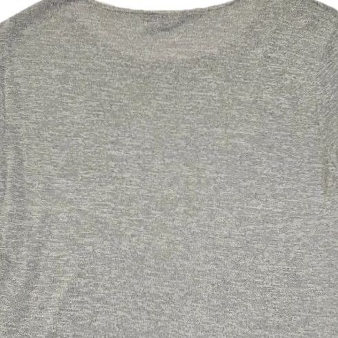 Vince Vince Shirt Womens Small Gray Contrast Trim Short Sleeve Knit Tee Regular Crew Neck Pullover Cotton Blend Minimal Size 28" / US 6 / IT 42 - 7 Thumbnail