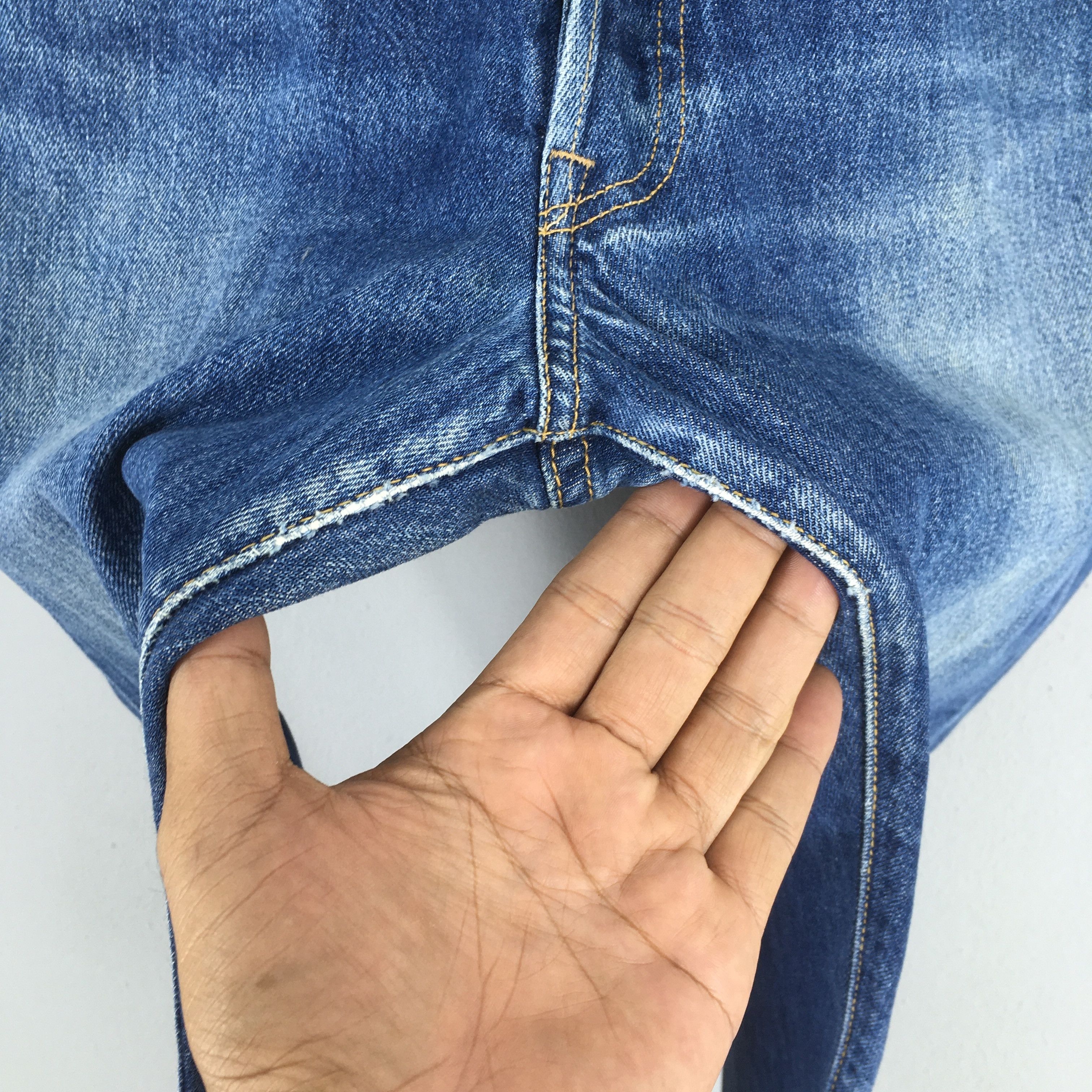 Levi's Size 30x29 Vintage 90s Levi's 501 Faded Blue Jeans S114 Size US 30 / EU 46 - 5 Thumbnail
