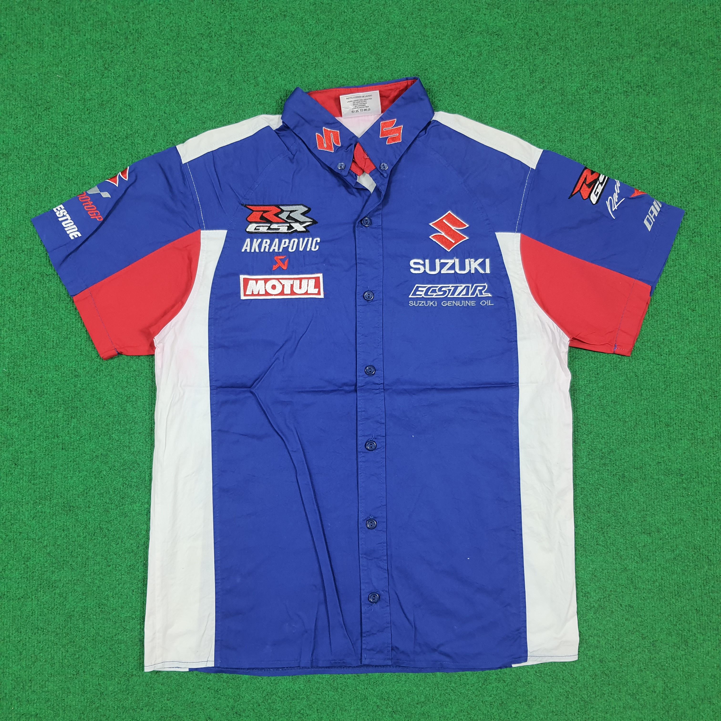 Japanese Brand Vintage Suzuki Hayabusa Racing Team Work Shirt C294N67 Size US S / EU 44-46 / 1 - 4 Thumbnail