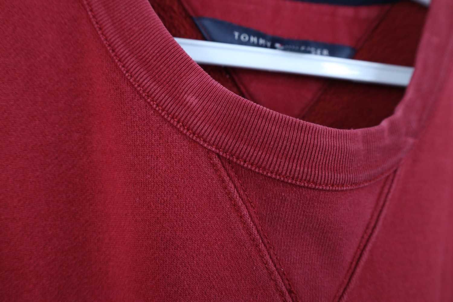 Tommy Hilfiger Vintage Y2K Tommy Hilfiger Spell Out Crewneck Sweatshirt Red Size US L / EU 52-54 / 3 - 10 Thumbnail