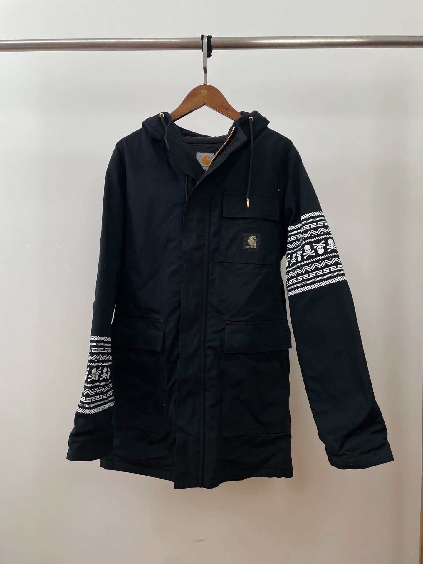 Carhartt Carhartt x mastermind Black Skull Denim Jacket S Size US S / EU 44-46 / 1 - 1 Thumbnail