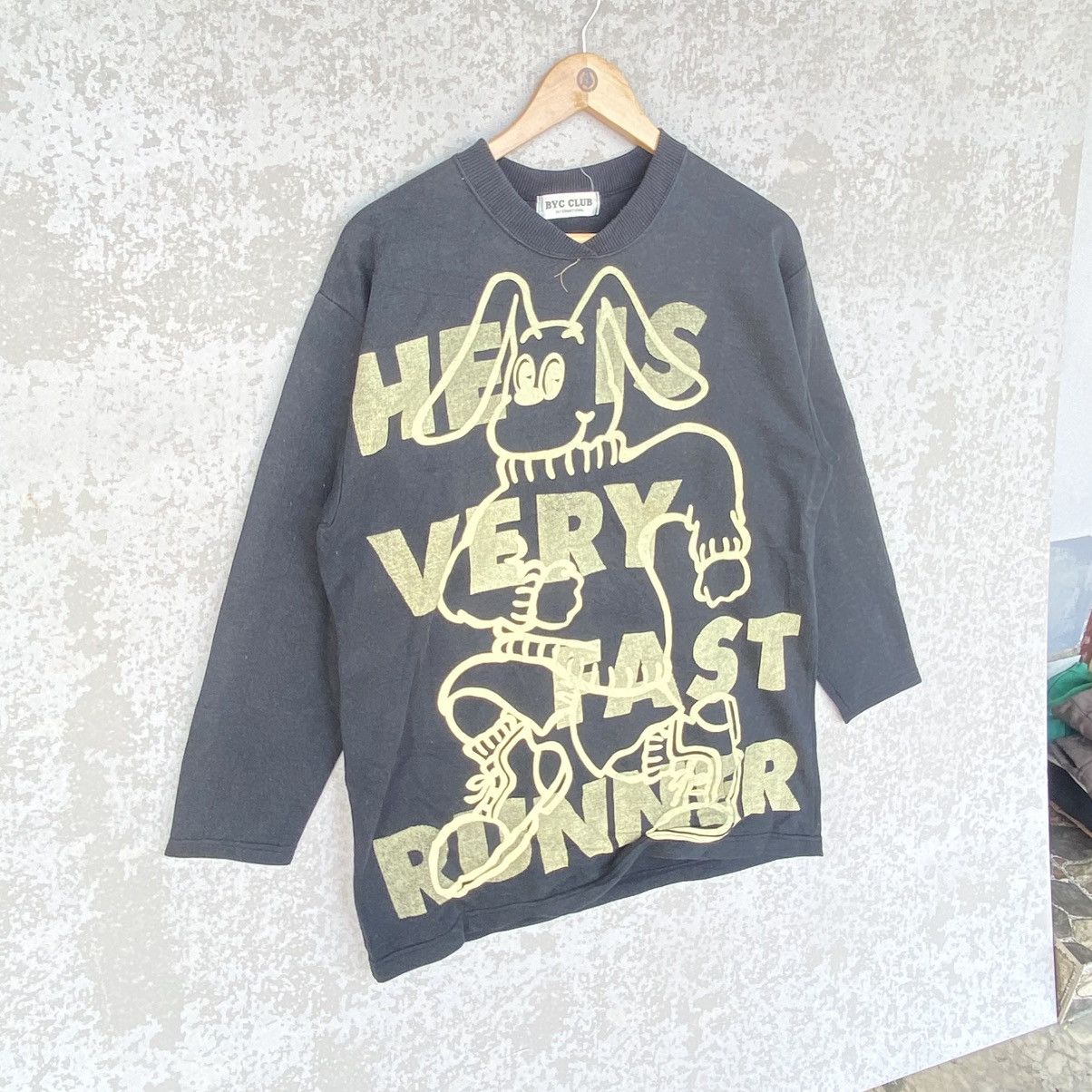 Other Vintage Byc Club Printed Crewneck Sweatshirt Black Size L Size US L / EU 52-54 / 3 - 3 Thumbnail