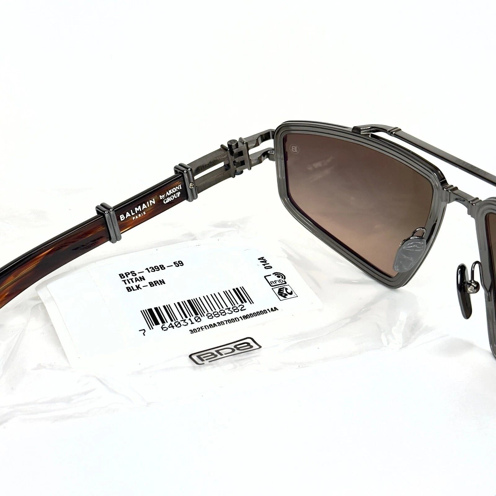 Balmain BALMAIN TITAN BY AKONI BPS139 BPS 139B Modern Sunglass Size ONE SIZE - 2 Thumbnail