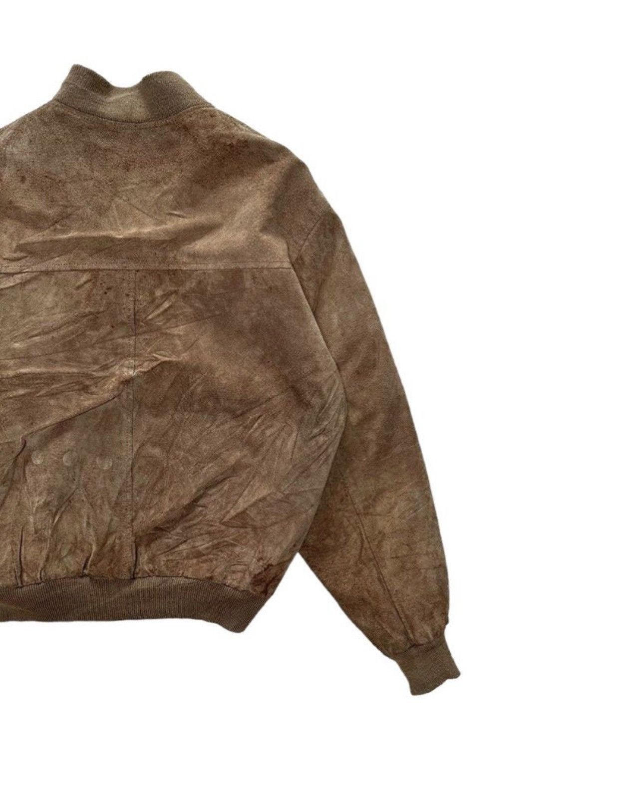 Vintage Vtg Seahop Suede Leather Jacket Size US M / EU 48-50 / 2 - 6 Thumbnail