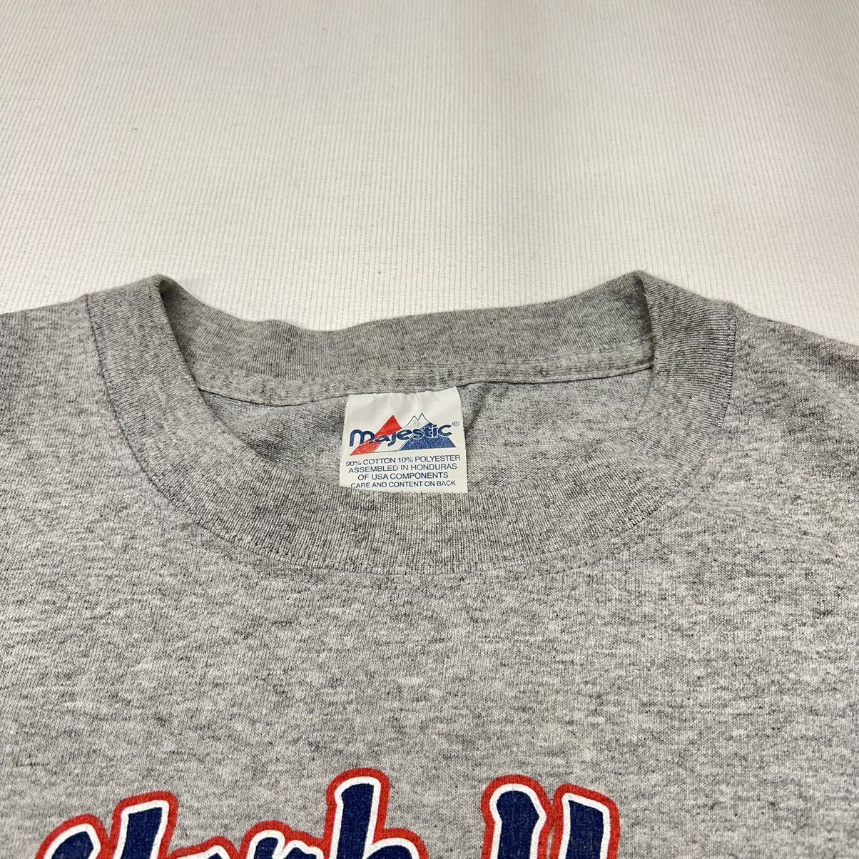 Majestic × New York Yankees × Vintage New York Yankees Tee Shirt Majestic Bottle Cap Graphic Y2K Size US L / EU 52-54 / 3 - 5 Thumbnail