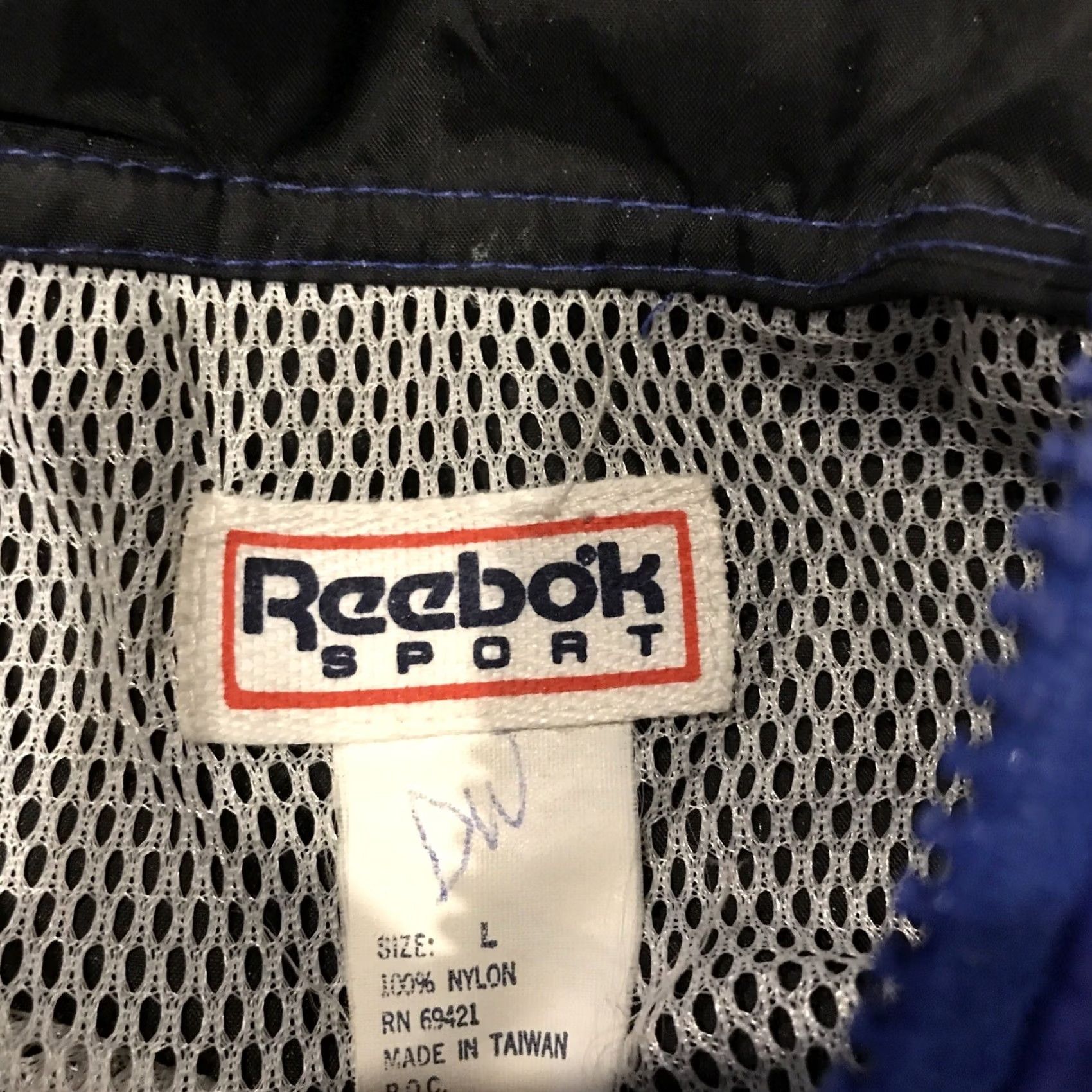 Reebok VINTAGE Reebok Sport Jacket Blue Hooded Ski Jacket Mens L 90s Outdoor Activewear Nylon Parka Size US L / EU 52-54 / 3 - 3 Thumbnail