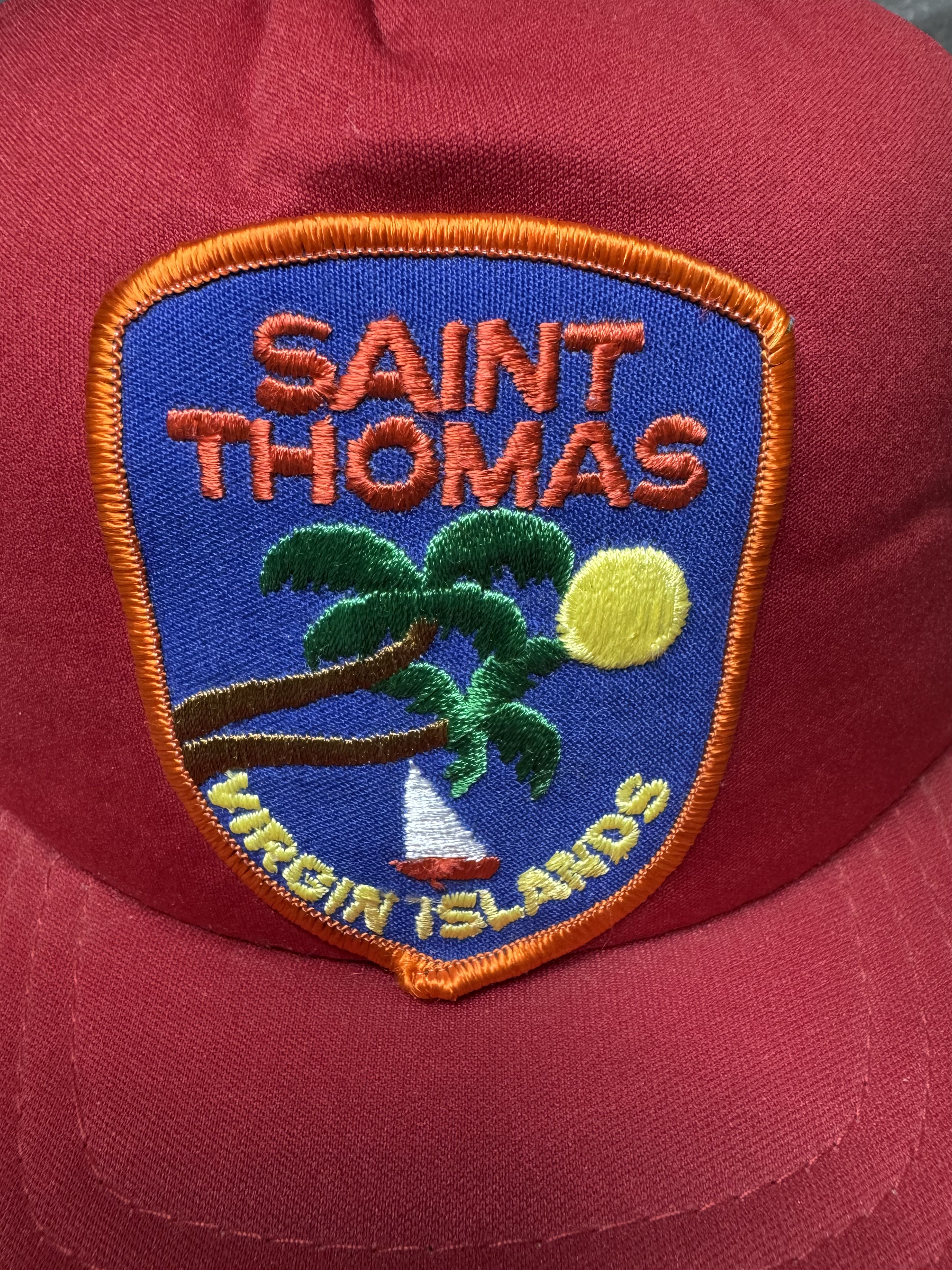 Other Vintage Saint Thomas Virgin Islands Patch Trucker Hat Size ONE SIZE - 2 Thumbnail