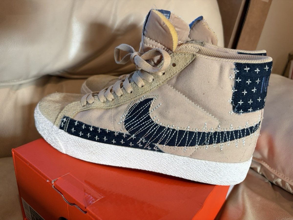Nike Nike Blazer high "Sashiko Sesame" Size US 9 / EU 42 - 1 Thumbnail